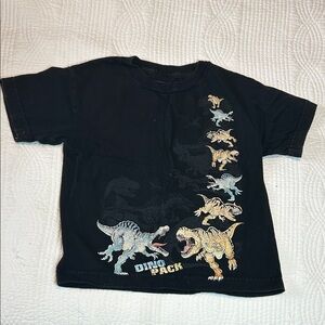 Dino Pack Black Kids T-Shirt